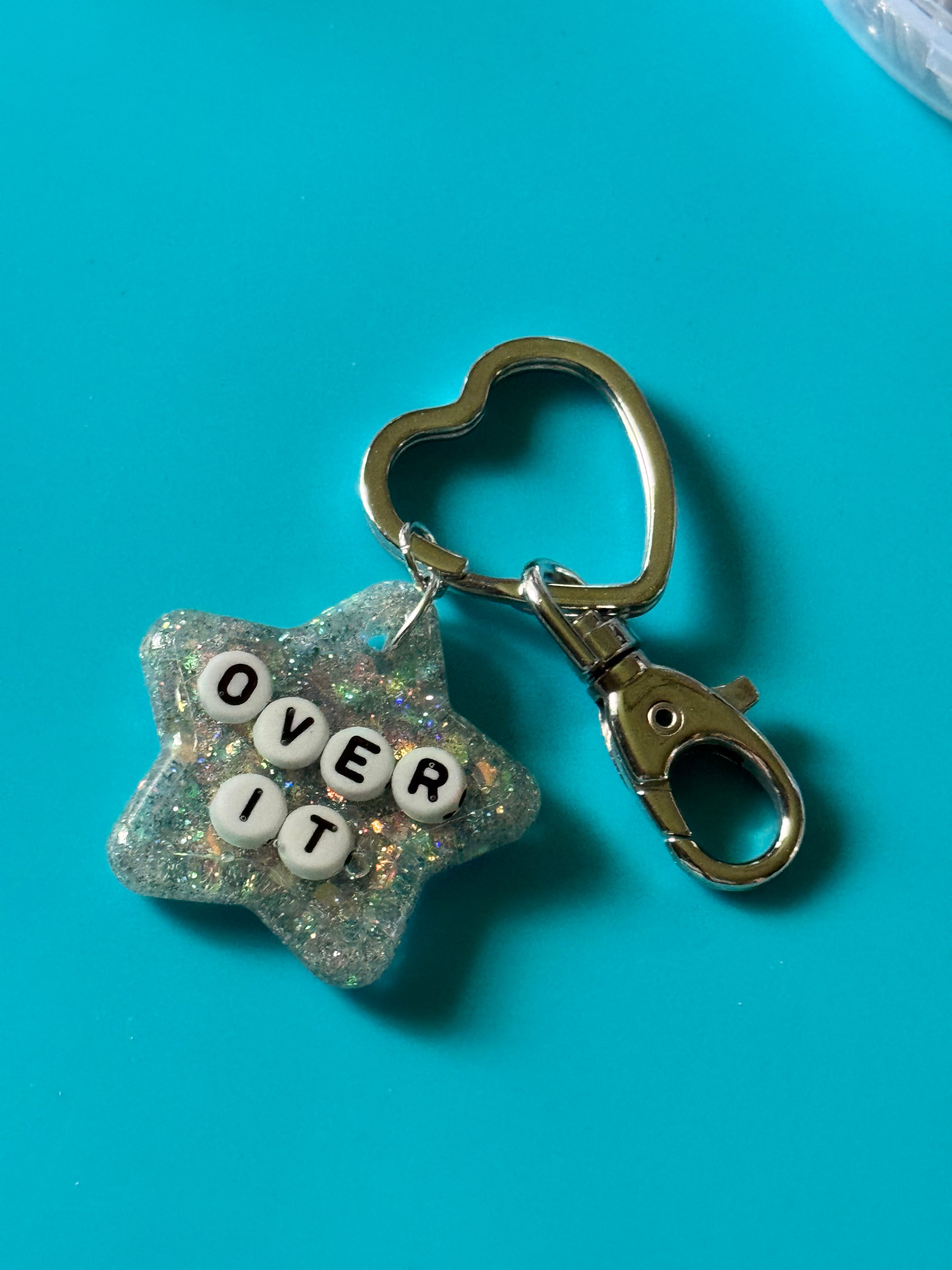 Saucy Star Resin Bag Charm