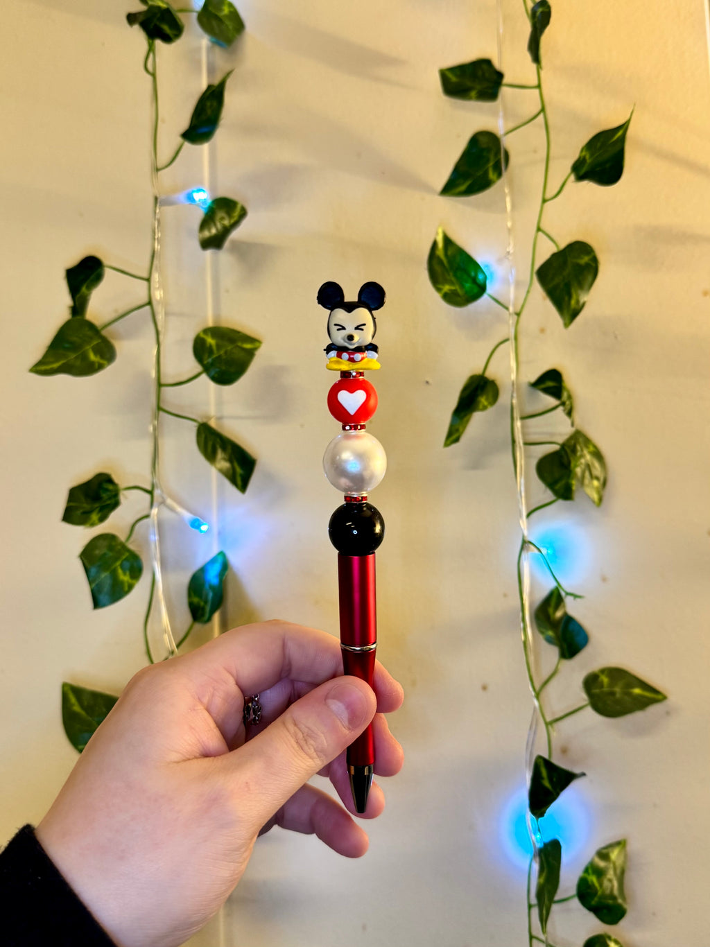 Premade Beaded Character Pen