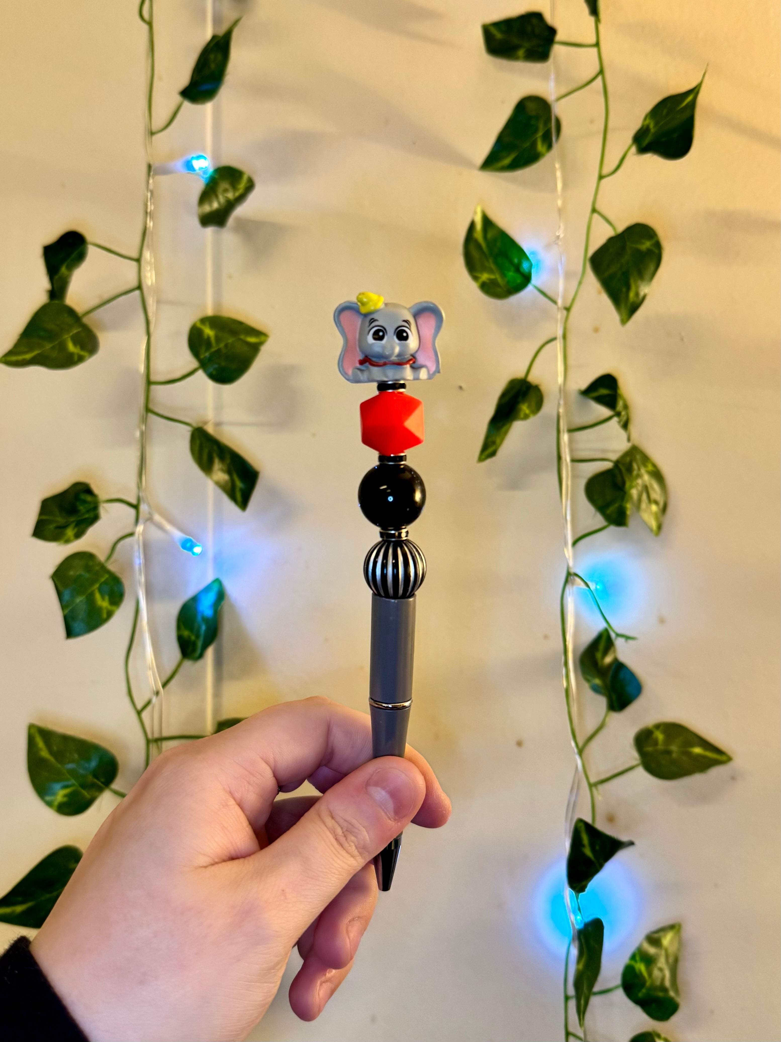 Premade Beaded Character Pen