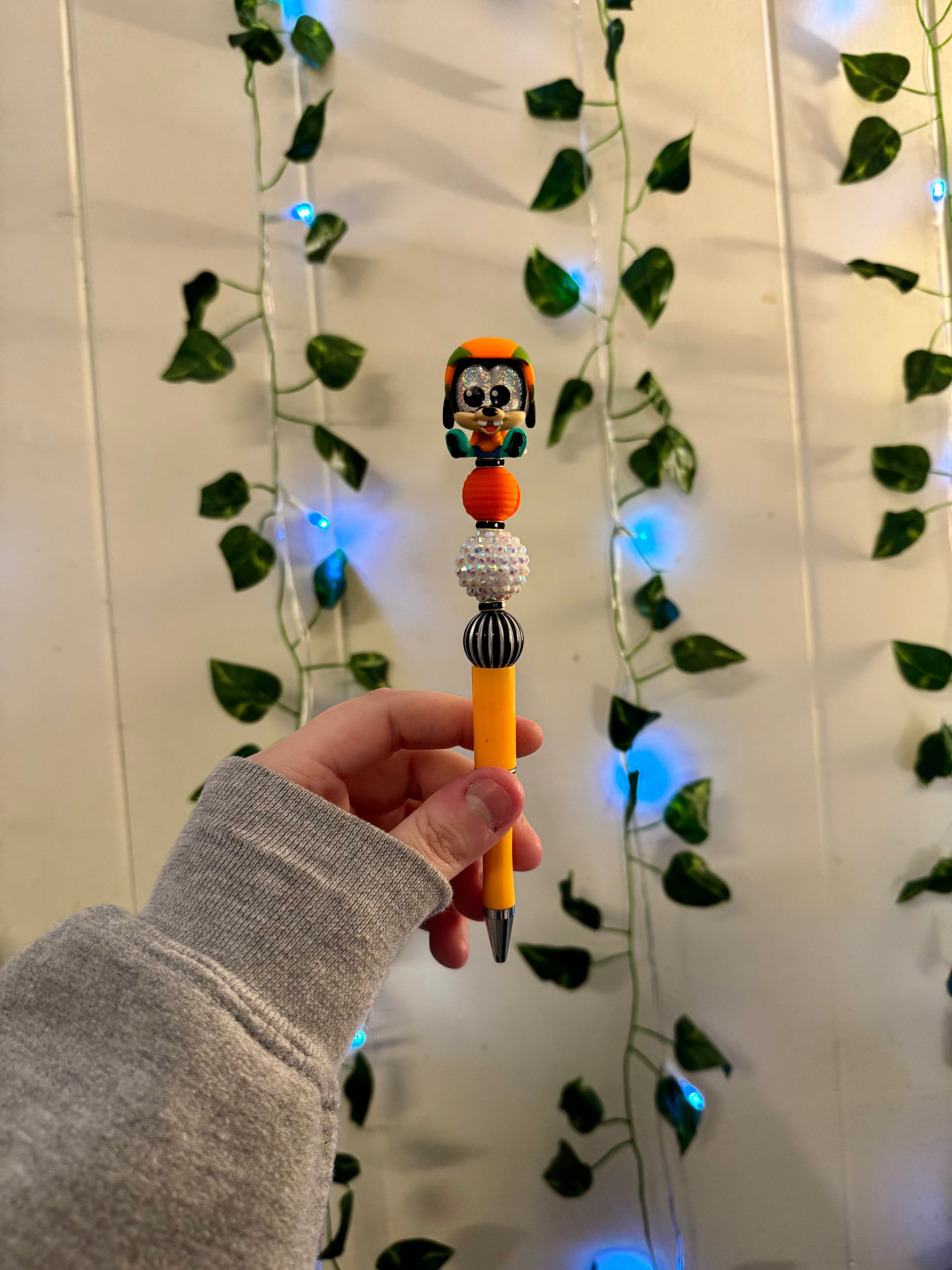 Premade Beaded Character Pen