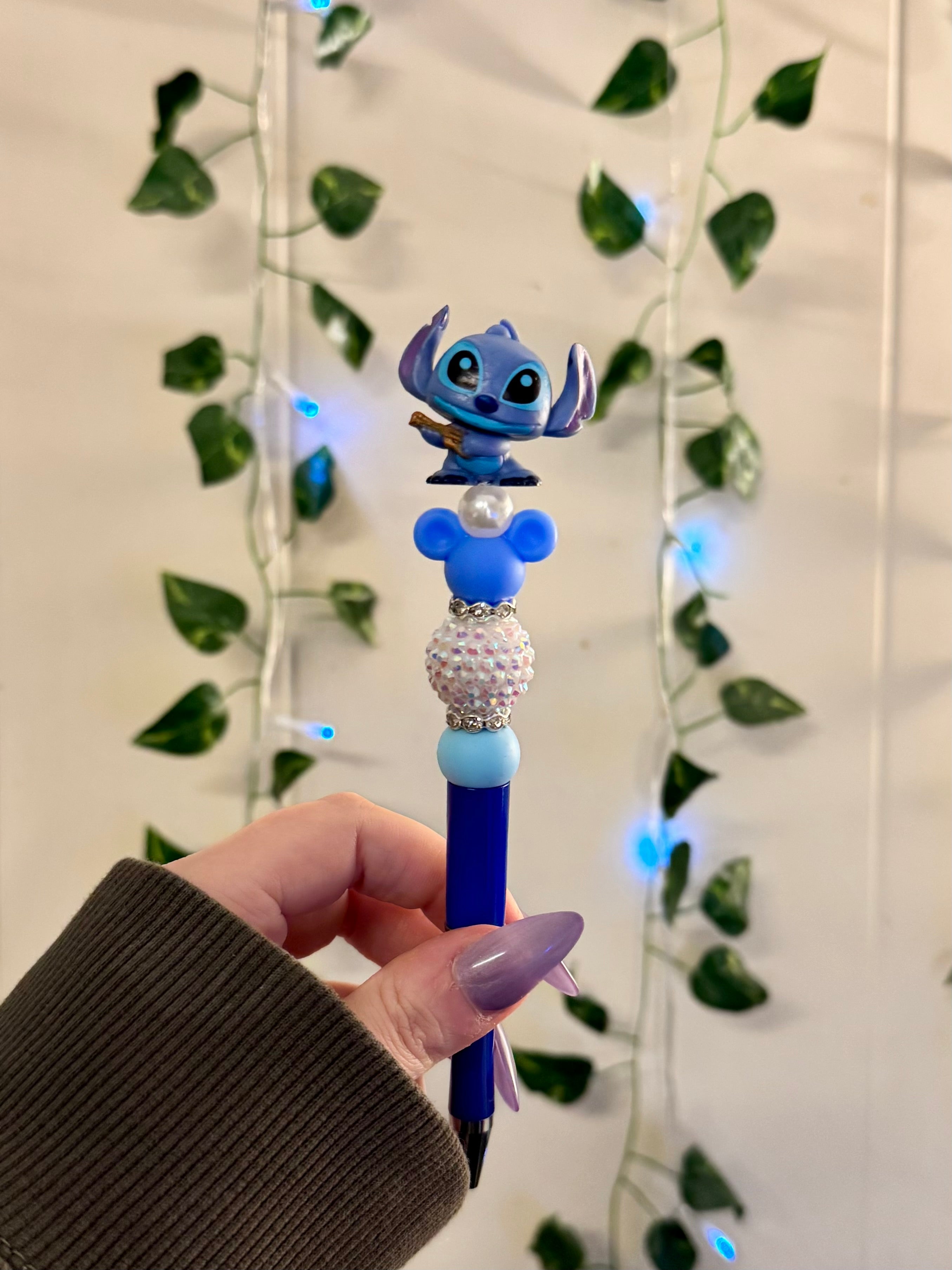 Premade Beaded Character Pen