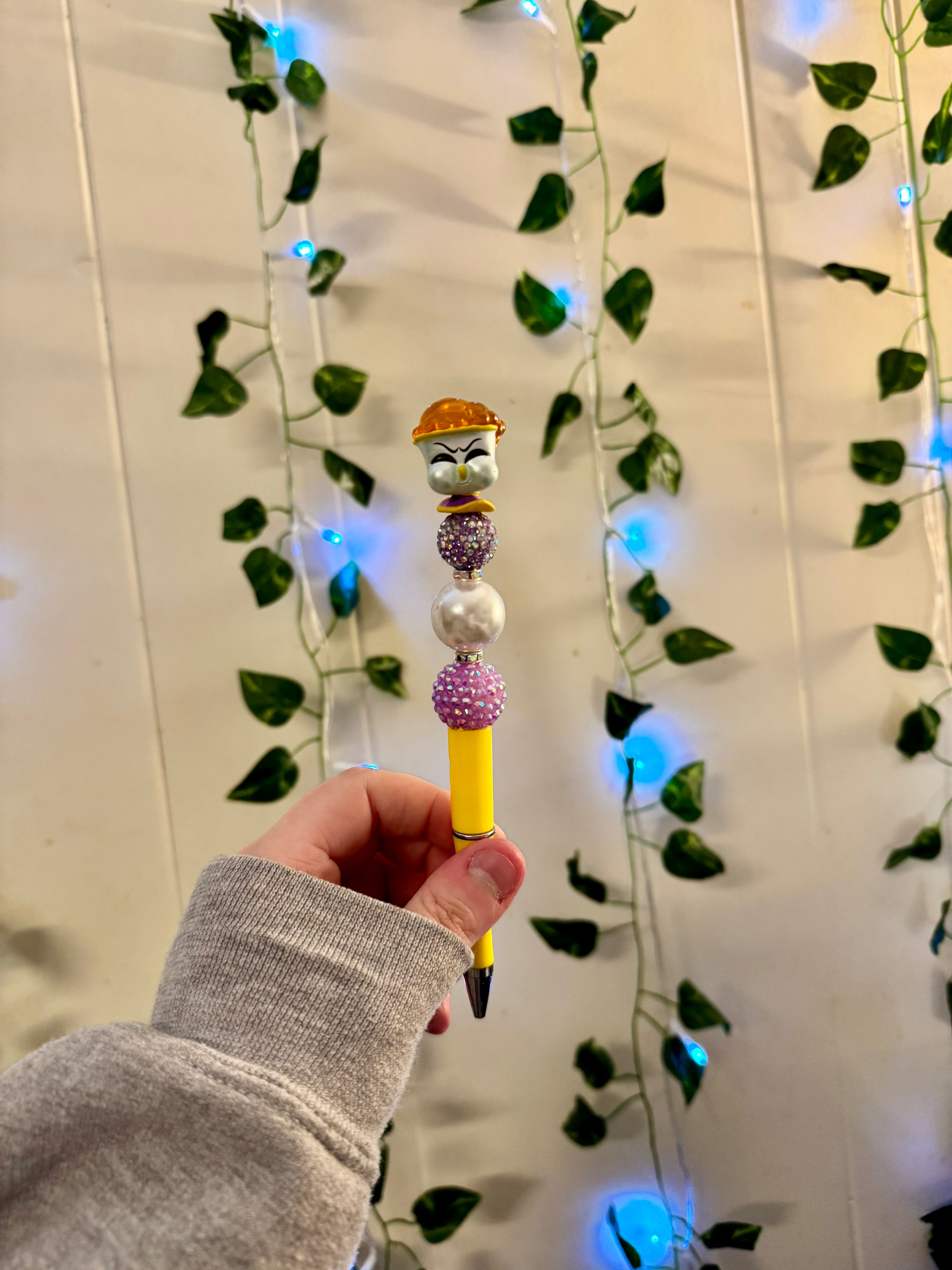 Premade Beaded Character Pen