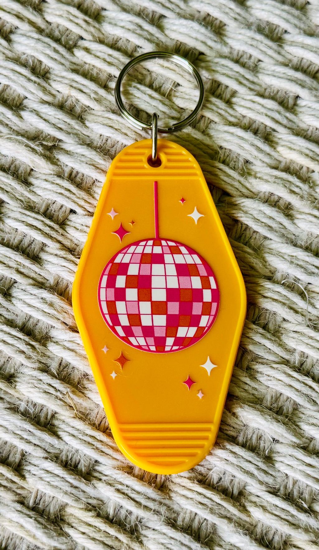 Flower Power Solid Color Motel Tag